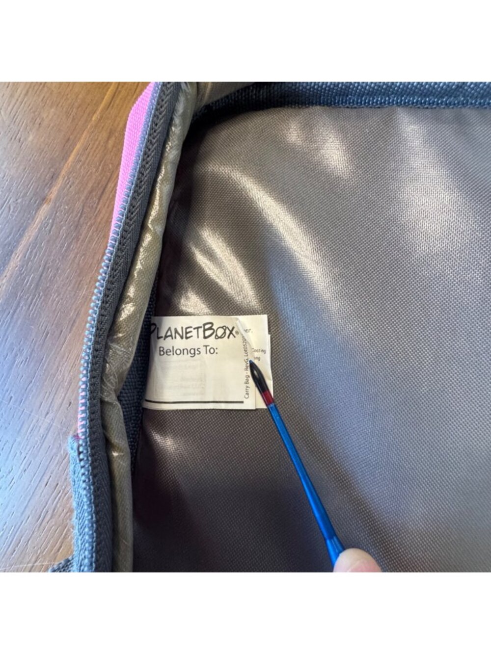 PLANETBOX Rover Launch Lunch Carry Bag Pink Spaceship Insulated LunchBag Pockets - Picture 8 of 10